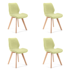 AKORD Furniture Factory 0159 Étkezőszék szett 4 db - zöld bútor