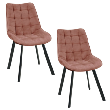 AKORD Furniture Factory 022 Étkezőszék szett 2 db - púder rózsaszín bútor