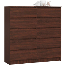 AKORD Furniture Factory 10 fiókos komód P121_120 - wenge bútor