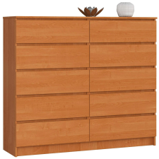 AKORD Furniture Factory 10 fiókos komód P121_138 - égerfa bútor