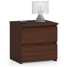 AKORD Furniture Factory 2 fiókos éjjeliszekrény P40_40 - wenge bútor