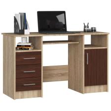 AKORD Furniture Factory Ana Íróasztal Sonoma Tölgy / Venge íróasztal