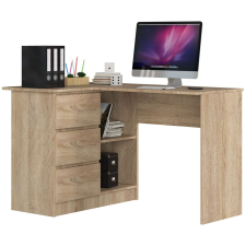 AKORD Furniture Factory Balkezes sarok íróasztal P124_77 - sonoma íróasztal