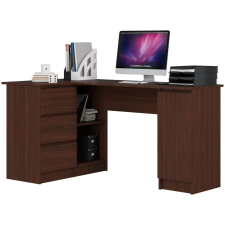 AKORD Furniture Factory Balkezes sarok íróasztal P77_155 - wenge íróasztal