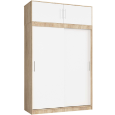 AKORD Furniture Factory Csúszó szekrény 150cm clp sonoma / fehér mono bútor