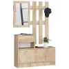 AKORD Furniture Factory Előszoba Bútor Szett Sonoma Tölgy