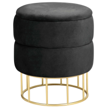 AKORD Furniture Factory Elza puff fekete bútor