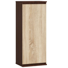 AKORD Furniture Factory Fali Szekrény - Vitrin W40 Clp Wenge / Sonoma bútor