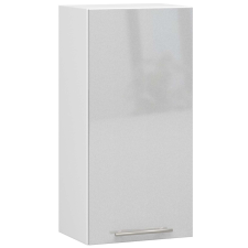 AKORD Furniture Factory Függő konyhaszekrény olivia w 40cm fehér metálfényű h720 bútor