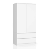 AKORD Furniture Factory Gardróbszekrény P180_90 - fehér