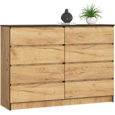 AKORD Furniture Factory K140 8fi Clp Craft Tölgy Komód bútor
