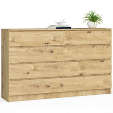 AKORD Furniture Factory K160 Komód 8f Clp Artisan Tölgy bútor