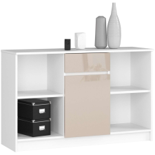 AKORD Furniture Factory Komód P77_40 - fényes cappuccino bútor