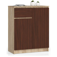 AKORD Furniture Factory Komód P99_80 - sonoma/wenge bútor