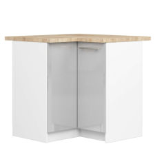 AKORD Furniture Factory OLIVIA Sarok Konyhaszekrény munkalappal P85_90 - szürke bútor