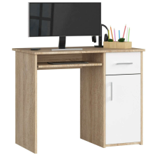 AKORD Furniture Factory PIN ÍRÓASZTAL SONOMA TÖLGY / FEHÉR íróasztal