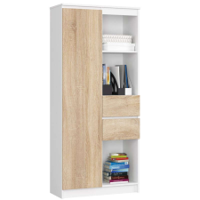 AKORD Furniture Factory Polc R15 R80 1a 2f Clp Fehér / Sonoma bútor