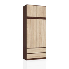 AKORD Furniture Factory Ruhásszekrény P234_90 - sonoma-wenge bútor