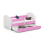 AKORD Furniture Factory SMILE Gyermekágy ágyneműtartóval + matrac P140_70 - rózsaszín