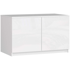 AKORD Furniture Factory Szekrény Rátét S90 2a 2f Clp Fehér Fényes bútor