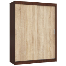 AKORD Furniture Factory Tolóajtós Szekrény 150 cm Clp Mono Wenge/sonoma bútor