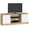 AKORD Furniture Factory Tv Szekrény K140 2a 1f Clp Artisan Tölgy / Fehér