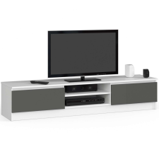 AKORD Furniture Factory TV-szekrény P160_33 - szürke/fehér bútor
