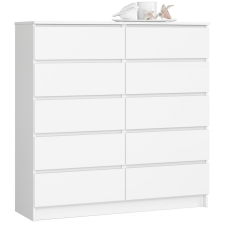 Akord Furniture Komód - Akord Furniture K120-10 - fehér bútor