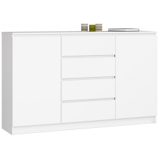 Akord Furniture Komód - Akord Furniture K160-2D4SZ - fehér bútor