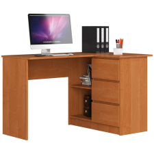 Akord Furniture Sarok íróasztal - Akord Furniture - 124 cm - égerfa íróasztal