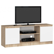Akord Furniture TV állvány 140 cm - Akord Furniture - fehér / sonoma tölgy bútor