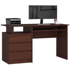 Akord Számítógépasztal, 3 fiókkal P135_77 - wenge íróasztal