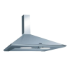 Akpo WK-5 Soft 60 47 dB - 60 dB, 94  - 156 m3 / h falra szerelhető Inox páraelszívó