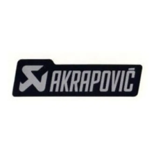 Akrapovic hőálló matrica 150x44mm Akrapovic Kipufogók és alkatrészeik Tömítések, tűzkarikák egyéb motorkerékpár alkatrész