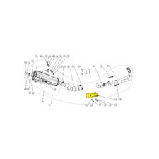 Akrapovic Hővédő lemez Akrapovic Yamaha Tmax 530 egyéb motorkerékpár alkatrész