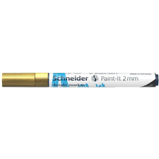  Akril marker, 2 mm, SCHNEIDER &quot;Paint-It 310&quot;, arany filctoll, marker