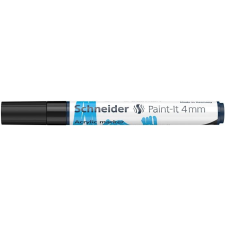  Akril marker, 4 mm, SCHNEIDER &quot;Paint-It 320&quot; , fekete filctoll, marker
