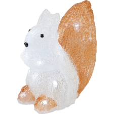  Akril mókus LED fehér-barna karácsonyfa izzósor