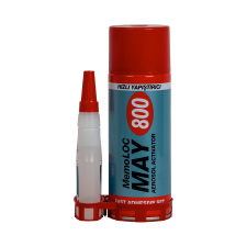 Aktivátoros Gyorsragasztó 200Ml+50Gr. May 800 barkácsolás, csiszolás, rögzítés