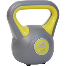 Aktivsport kettlebell 4 kg műanyag bevonattal kézisúlyzó
