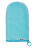 AKUKU fürdetőkesztyű 21x12cm türkiz