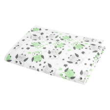  Akuku pelenkázó lap - utazó 55x70cm Bagoly zöld pelenkázó matrac