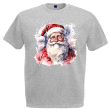  Akvarell Télapó - Karácsonyi Férfi Póló