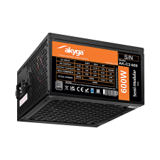 Akyga 600W AK-C2-600 80+ Tápegység (AK-C2-600) tápegység
