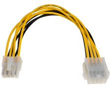Akyga 8-pin EPS hosszabbító kábel 20cm (AK-CA-08) kábel és adapter