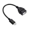 Akyga Adapter: Akyga AD-09 - USB / MicroUSB adapter fekete