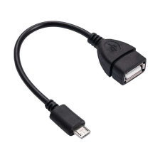 Akyga Adapter: Akyga AD-09 - USB / MicroUSB adapter fekete kábel és adapter