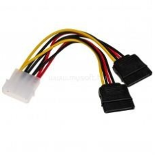 Akyga Adapter Molex / 2x SATA AK-CA-16 (AK-CA-16) kábel és adapter