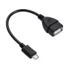  Akyga AK-AD-09 USB-A /microUSB-B adapter cable 0,15m Black