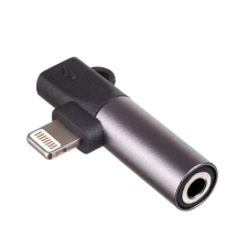 Akyga AK-AD-63 Lightning/Lightning/Jack 3.5mm adapter (AK-AD-63) kábel és adapter